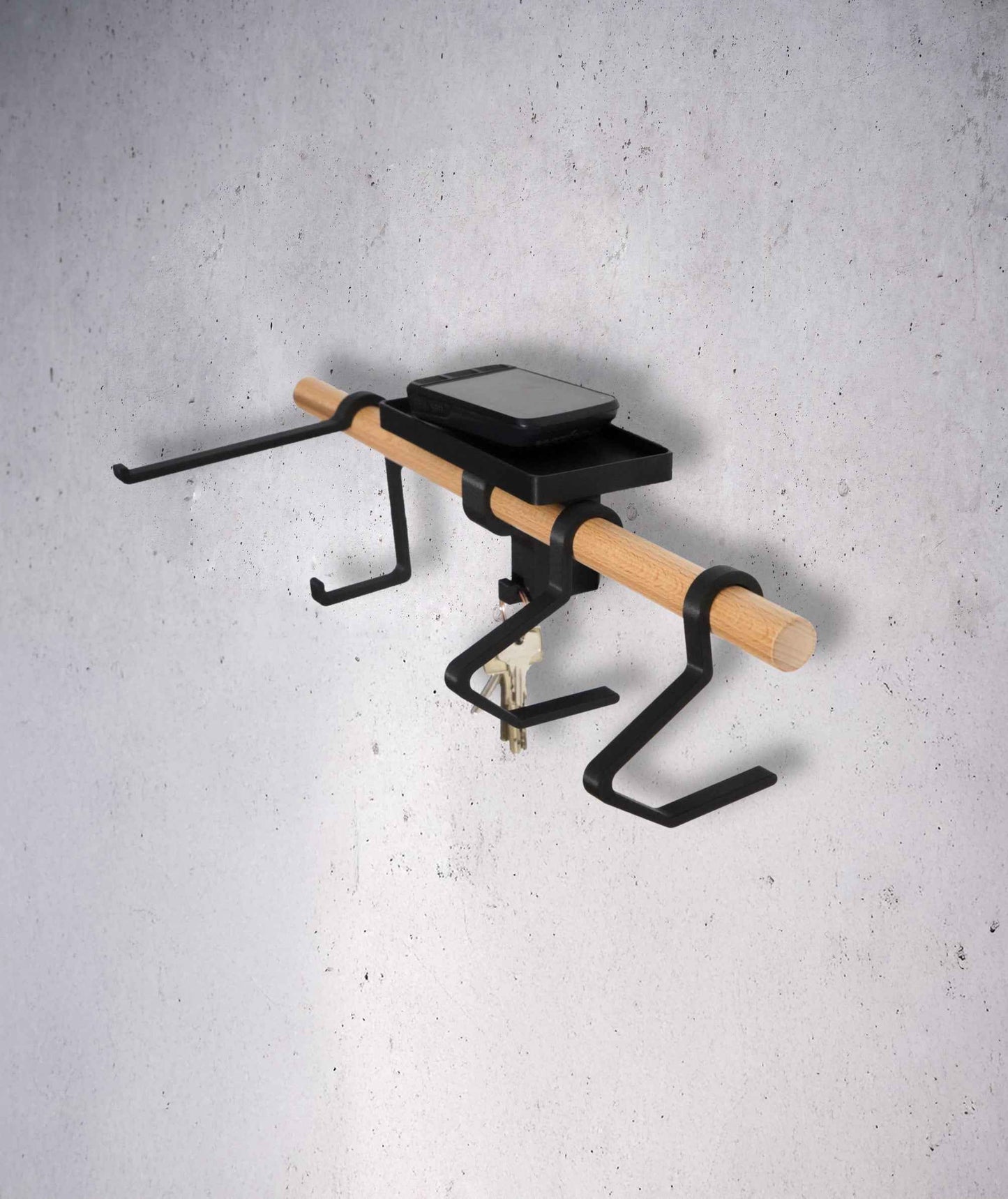 Bike Gear Bar, 3D-Druck-Technologie, Wandhalterung für Helm, Sonnenbrille, Fahrradcomputer und Schuhe, Perfektes Geschenk für Radfahrer - Consequential