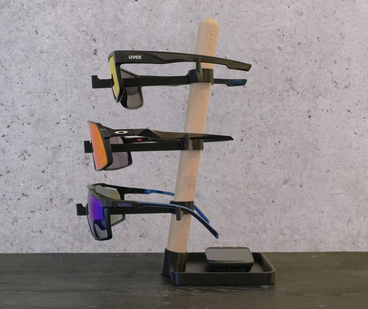 Bike Gear Stand, 3D-Druck-Technologie, Halterung für Sonnenbrillen und Fahrradcomputer, Perfektes Geschenk für Radfahrer