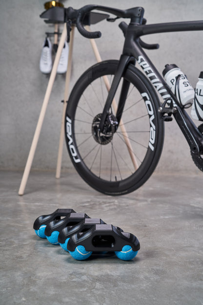 Rocker Plate Feet | Tennis ball feet for Zwift Hub One Bike Trainer | Accessories for Zwift Hub One