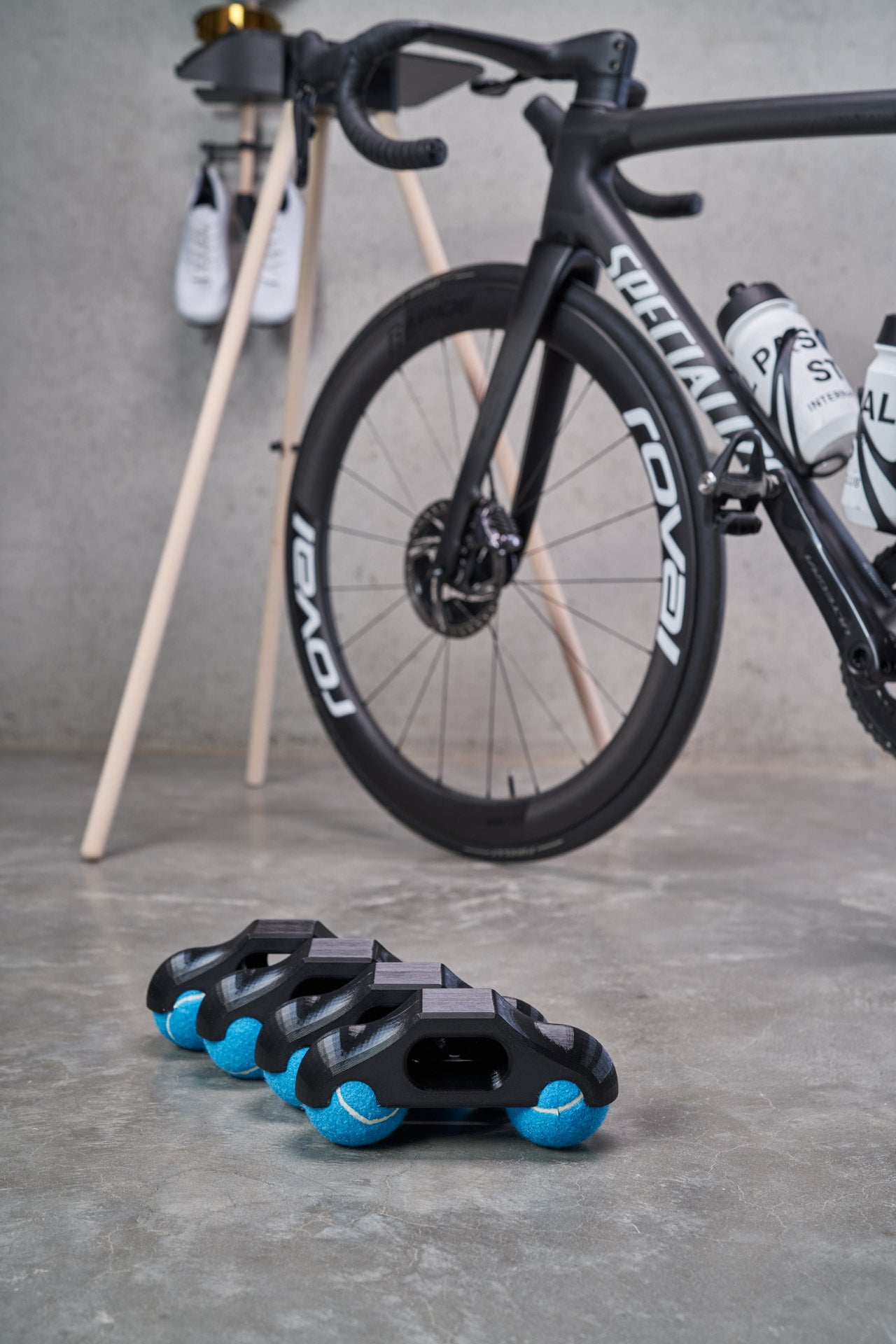 Rocker Plate Feet | Tennisballfüße für Wahoo Kickr Core 2 Rollentrainer | Zubehör für Kickr Core 2