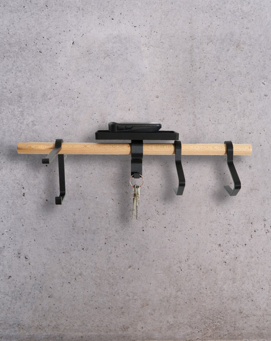Bike Gear Rack, 3D Printing Technology, Wall Mount for Helmet, Sunglasses, Bike Computer and Shoes, Cyclist Gift