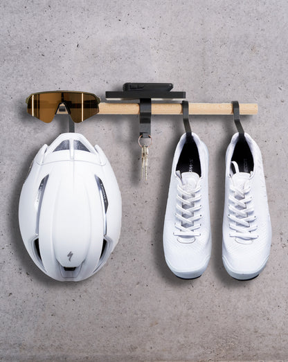 Bike Gear Bar, 3D-Druck-Technologie, Wandhalterung für Helm, Sonnenbrille, Fahrradcomputer und Schuhe, Perfektes Geschenk für Radfahrer