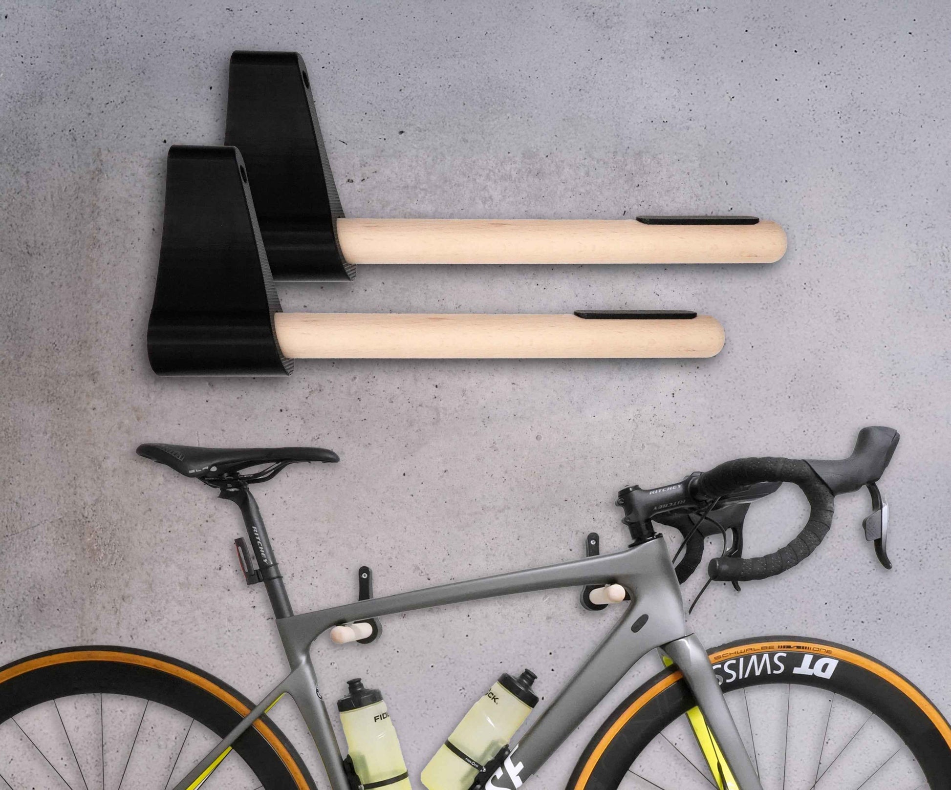 wandhalterung fahrrad wohnzimmer Bike Wall Mount, Minimalistischer Wandhalter für Rennräder | 3D-gedruckter Fahrradhalter für Pain Cave & Wohnzimmer | Bike Wall Mount - Gear Rack
