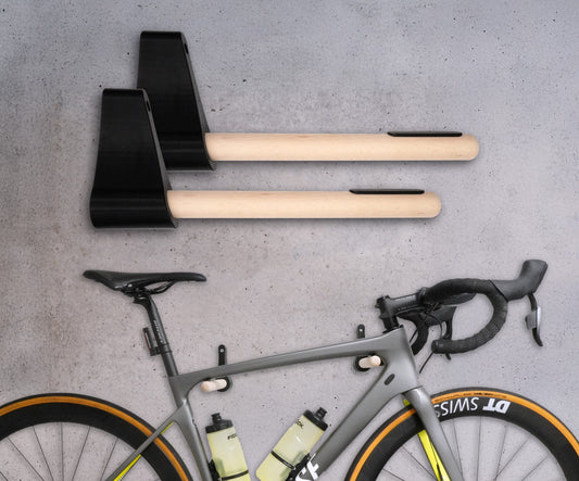 Bike Gear Rack, 3D Printing Technology, Wall Mount for Helmet, Sunglasses, Bike Computer and Shoes, Cyclist Gift