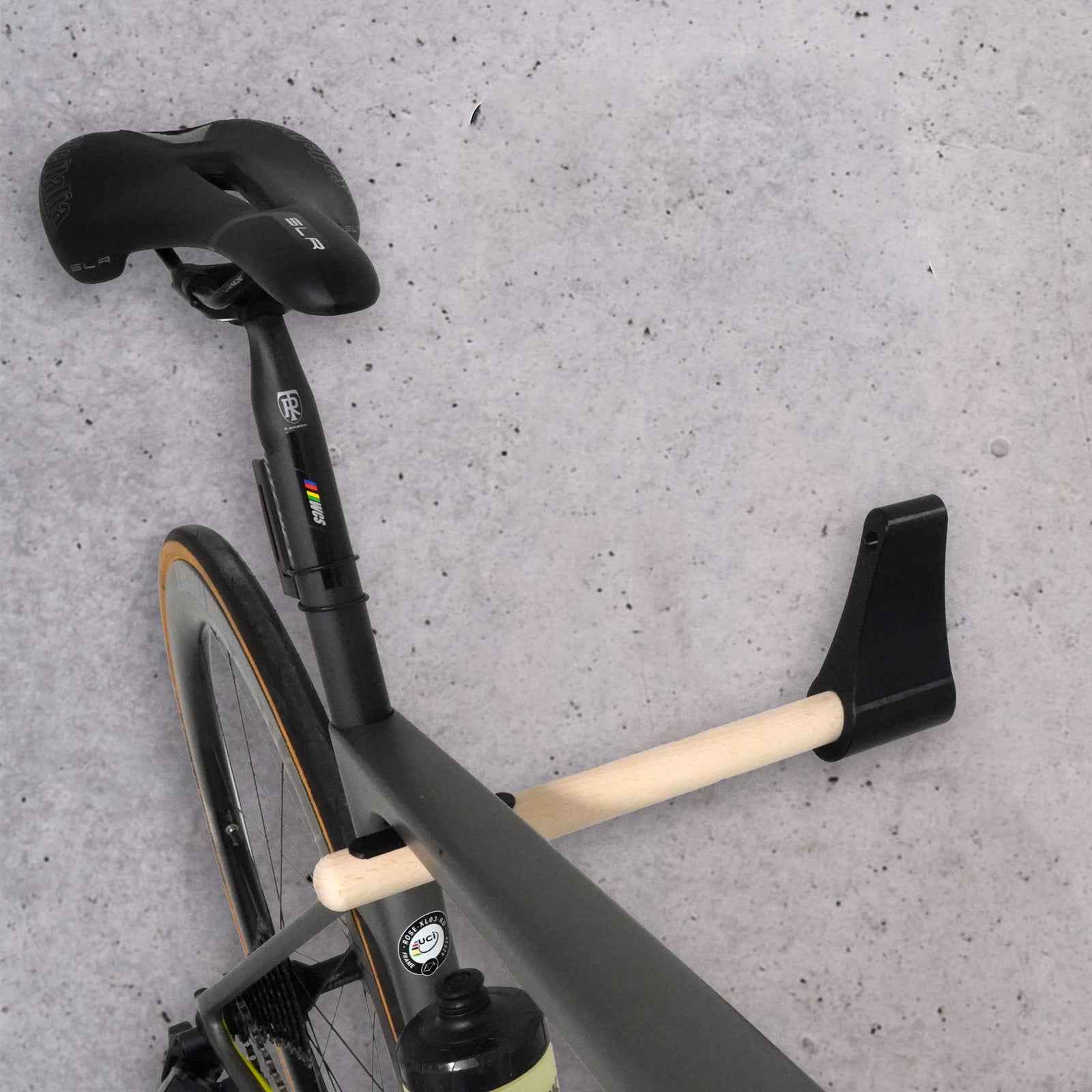fahrrad wandhalterung 3d druck Bike Wall Mount, Minimalistischer Wandhalter für Rennräder | 3D-gedruckter Fahrradhalter für Pain Cave & Wohnzimmer | Bike Wall Mount - Gear Rack