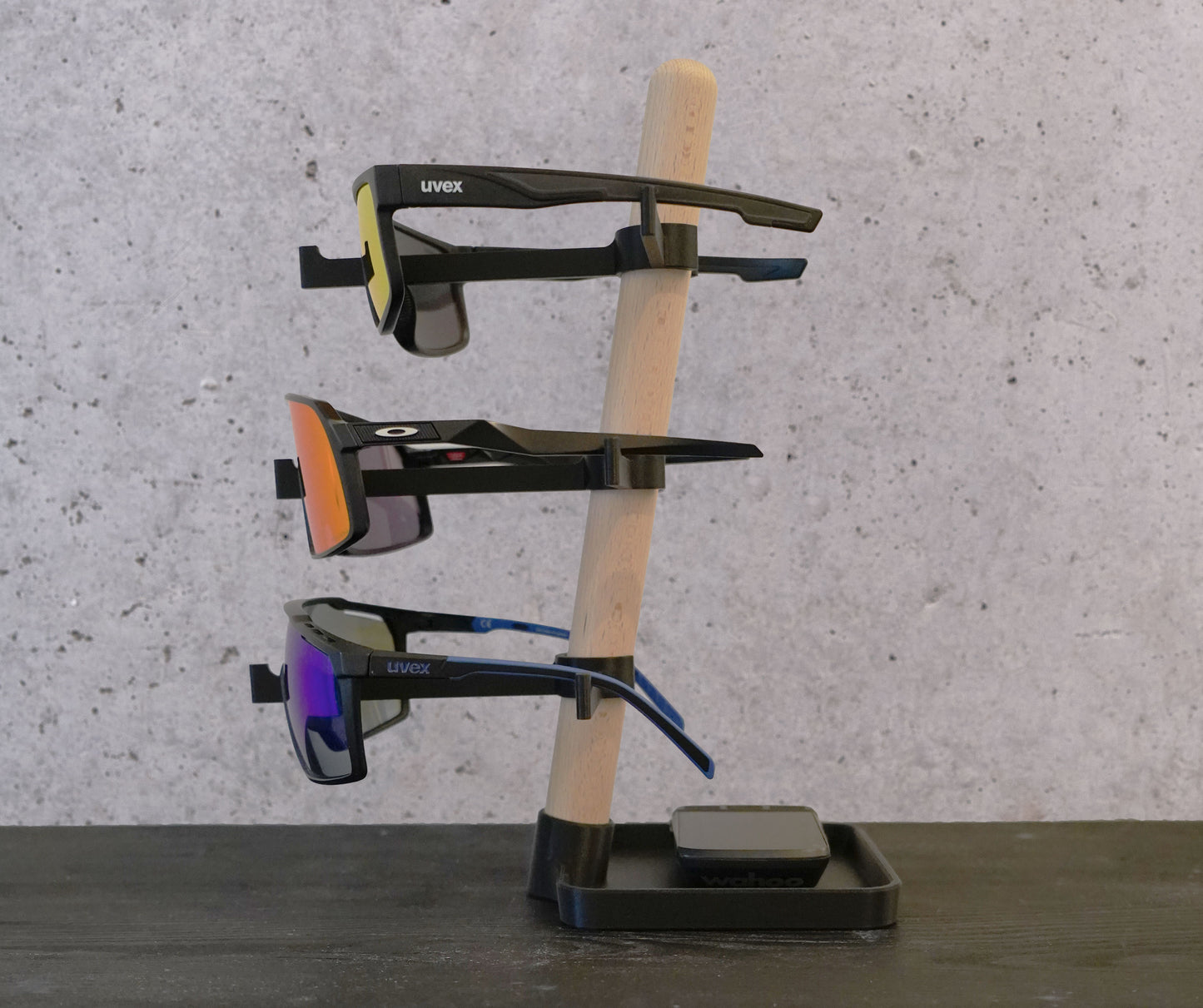 Bike Gear Stand, 3D-Druck-Technologie, Halterung für Sonnenbrillen und Fahrradcomputer, Perfektes Geschenk für Radfahrer