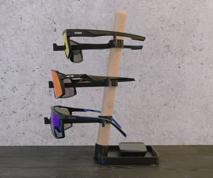 Bike Gear Stand, 3D-Druck-Technologie, Halterung für Sonnenbrillen und Fahrradcomputer, Perfektes Geschenk für Radfahrer