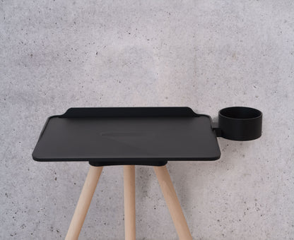 Zwift Bike Trainer Laptop & Tablet Stand inkl. Holzbeine, 3D-Druck Technologie, Perfekt für Zwift, Fahrradfan Geschenk