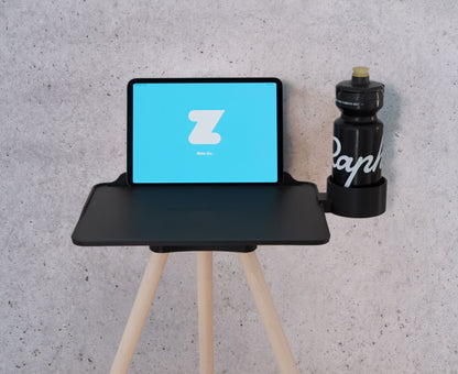 Zwift Bike Trainer Laptop & Tablet Stand inkl. Holzbeine, 3D-Druck Technologie, Perfekt für Zwift, Fahrradfan Geschenk